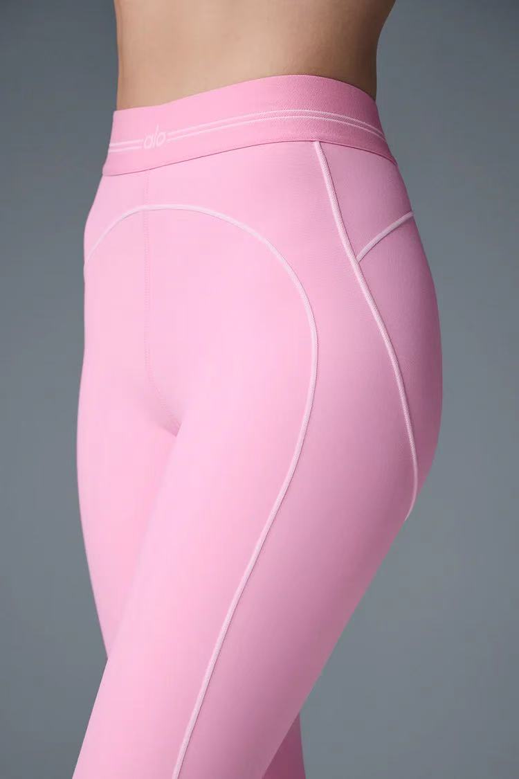 Leggings de cintura alta con efecto aerógrafo Heart Throb - Rosa