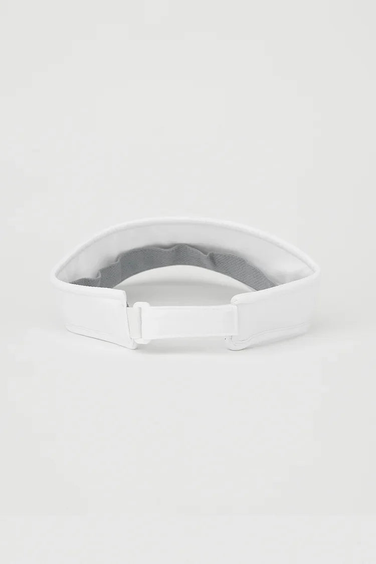 Visera Eclipse de alto rendimiento blanca