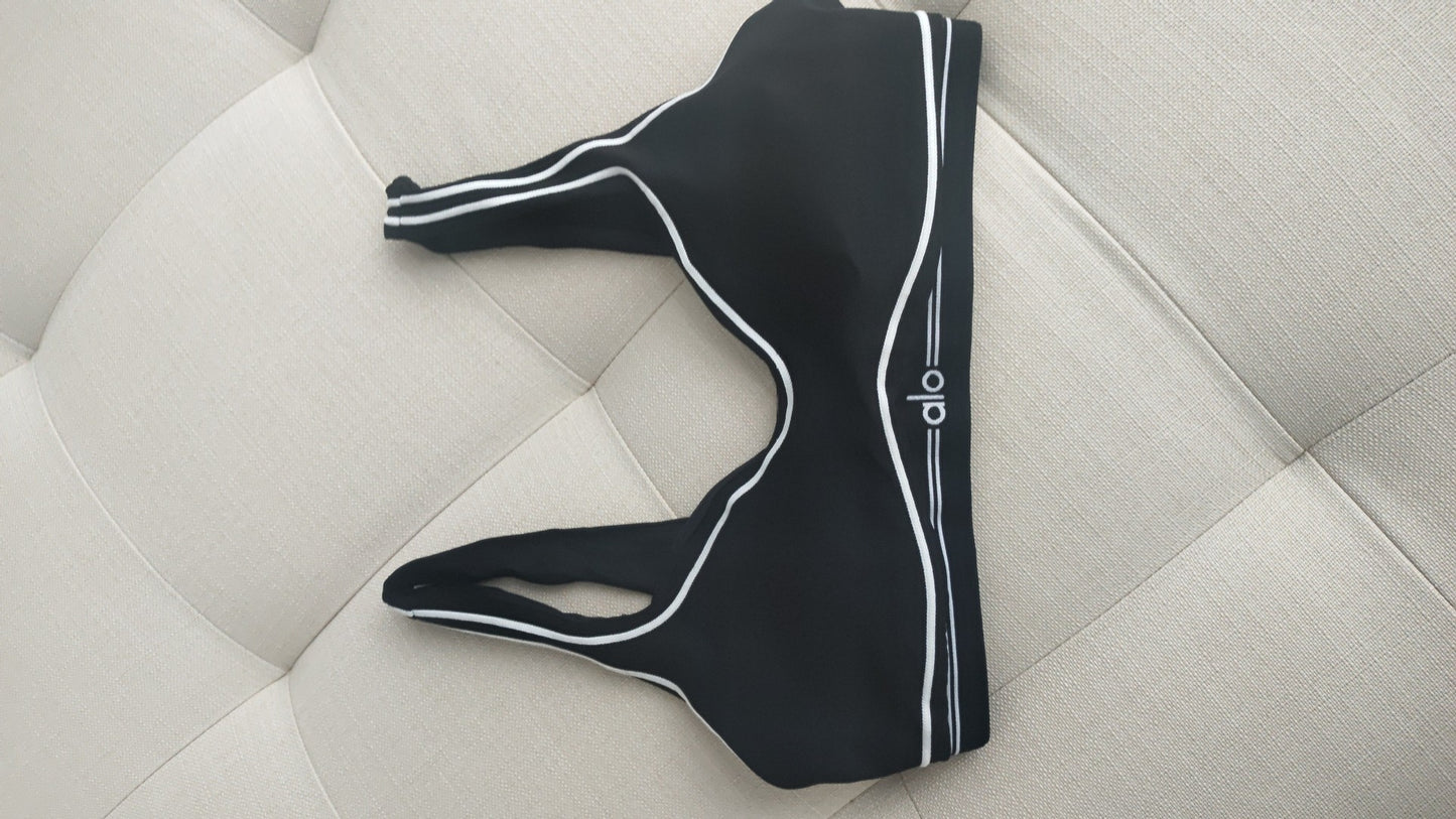 Airbrush Heart Throb Bra - Black