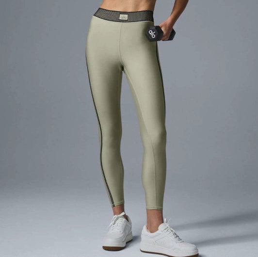 Airlift High-Waist 7/8 Line Up Legging - Green