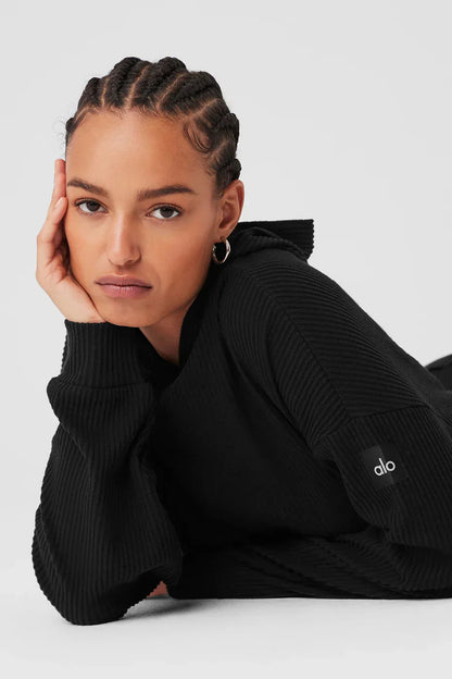 Sudadera con capucha Muse [Conjunto completo] - Negra