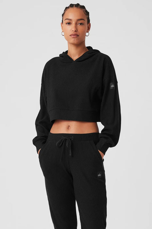 Sudadera con capucha Muse [Conjunto completo] - Negra