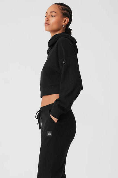 Sudadera con capucha Muse [Conjunto completo] - Negra