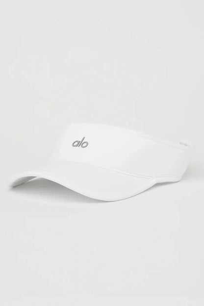 Visera Eclipse de alto rendimiento blanca