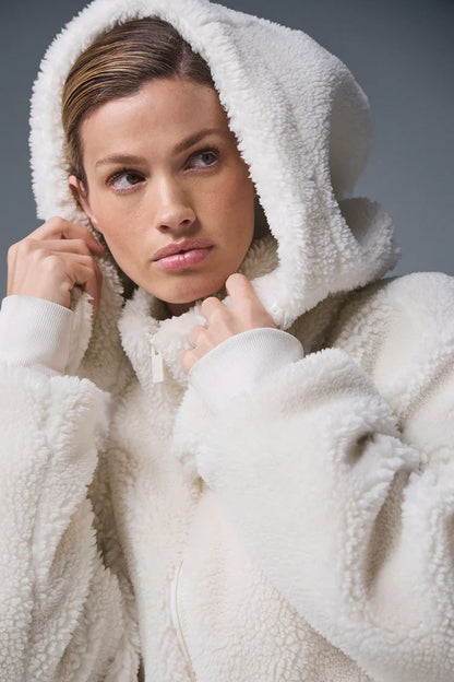 Foxy Sherpa Jacket - White