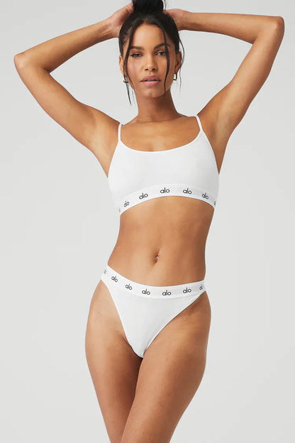 Icon Cami - Set [bra + thong] - White