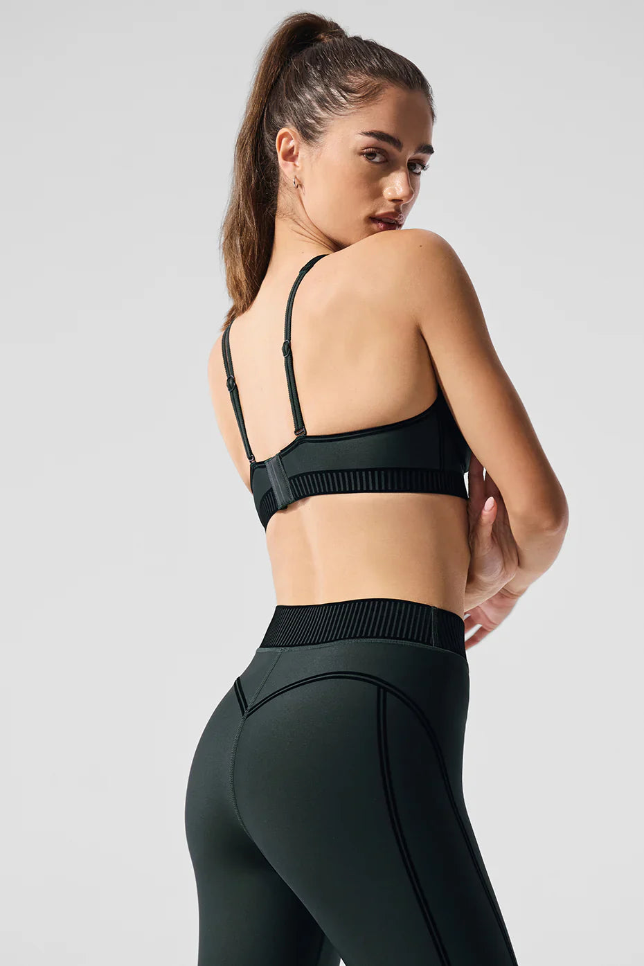 Airlift Line Up Bra - Charcoal Gree